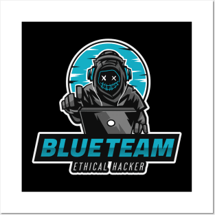 Blue Team | Hacker Design Posters and Art